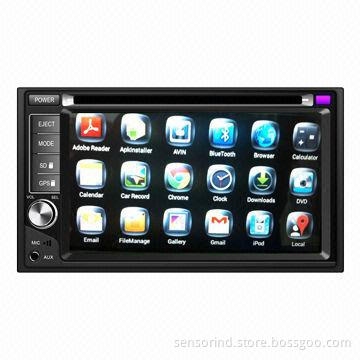 Car DVD Player, 6.2-inch Universal Car DVD Android System, 4.2 Version with Wi-Fi